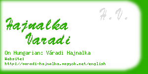 hajnalka varadi business card