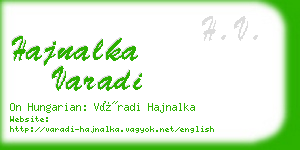 hajnalka varadi business card